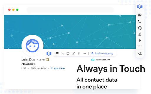 Recruitment Tool ai chrome extension logo