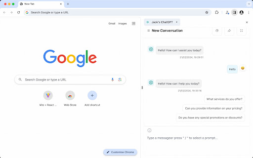 Jack’s ChatGPT ai chrome extension logo