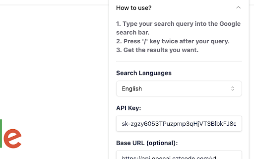 Search Tune ai chrome extension logo