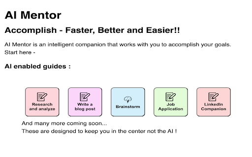 AI Mentor ai chrome extension logo