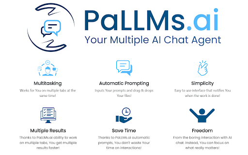 PaLLMs.ai ai chrome extension logo