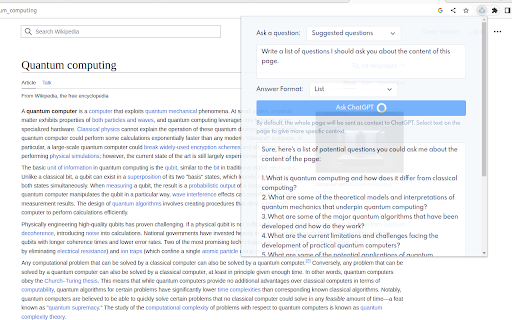 AskChatGPT ai chrome extension logo