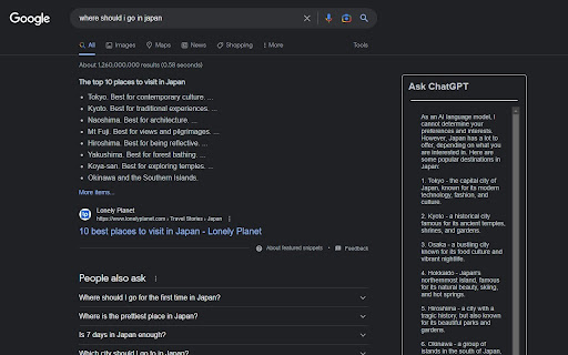 ChatGPT Assistant for Web Search ai chrome extension logo