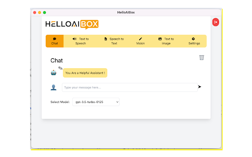 HelloAIbox ai chrome extension logo