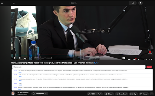 YouTube Ultimate Search ai chrome extension