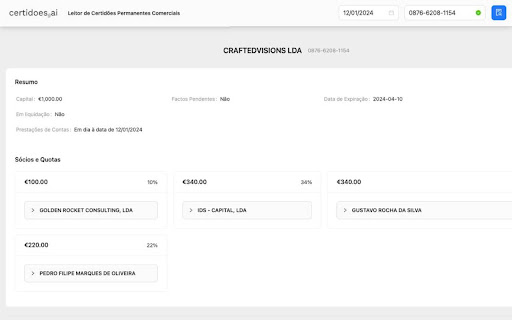 certidoes.ai ai chrome extension logo