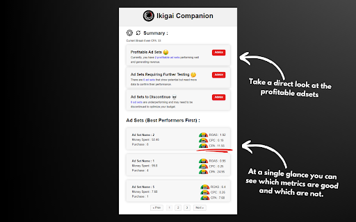 Ikigai Companion ai chrome extension