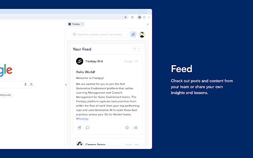Flockjay ai chrome extension logo