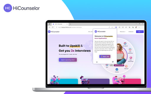 HiCounselor Auto Application ai chrome extension logo