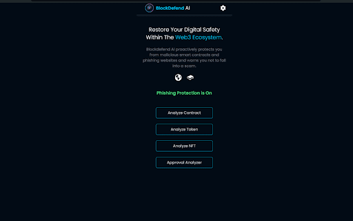 BlockDefend AI ai chrome extension logo