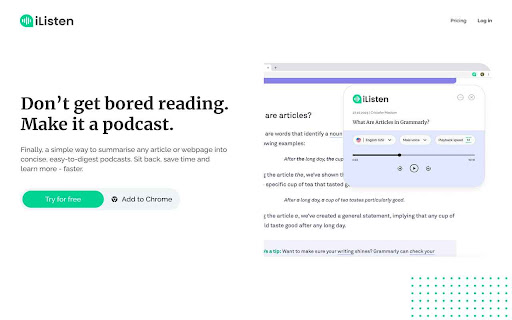 iListen.ai ai chrome extension logo