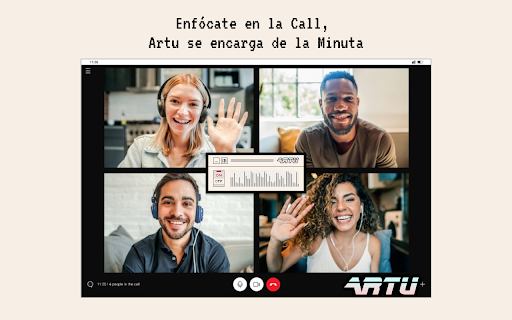 ARTU Meetings ai chrome extension logo