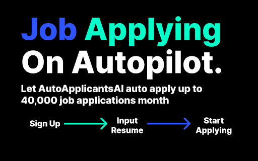 AutoApplicantsAI ai chrome extension logo