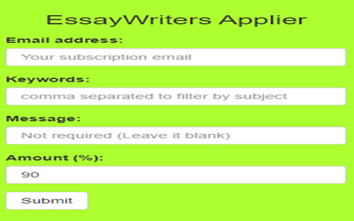 Essay Writer Order Bidding Extension ai chrome extension logo