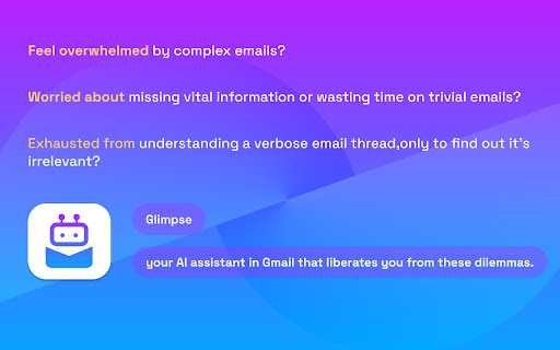 Glimpse ai chrome extension logo