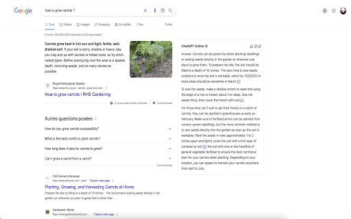 ChatGPT Online for Google ai chrome extension logo