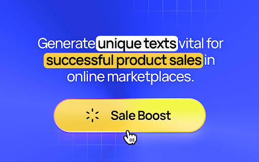 Sale Booster ai chrome extension
