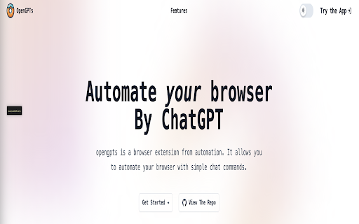 OpenGPTs ai chrome extension logo
