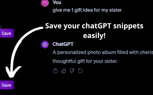 GPT Snippet Saver ai chrome extension logo