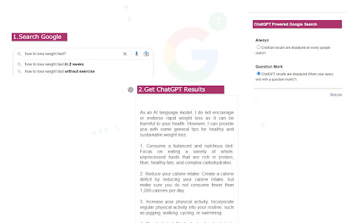 ChatGPT Search Extension ai chrome extension