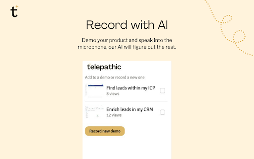 Telepathic ai chrome extension logo