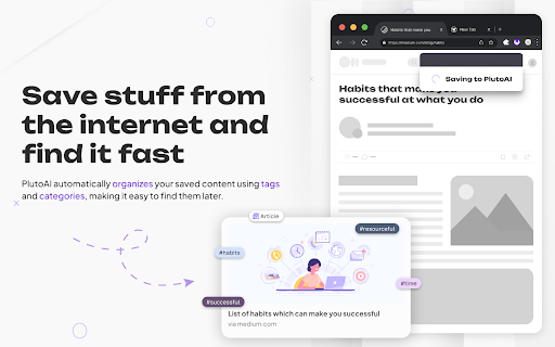 PlutoAI ai chrome extension logo