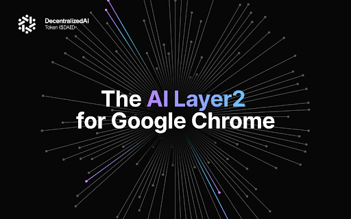 DecentralizedAI (DeAI) ai chrome extension logo
