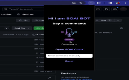 SOAI voice control extension ai chrome extension logo