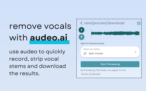 audeo.ai ai chrome extension