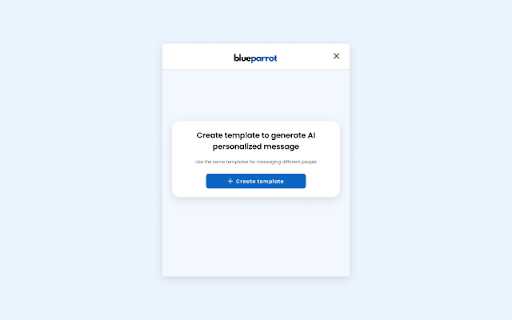 Blueparrot ai chrome extension logo