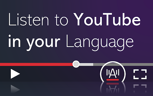 AI Voice Over for YouTube ai chrome extension logo