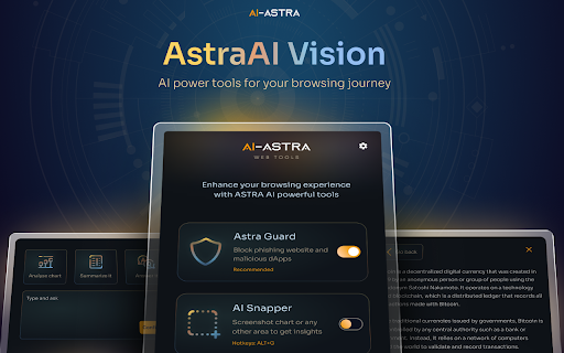 AstraAI Vision ai chrome extension logo