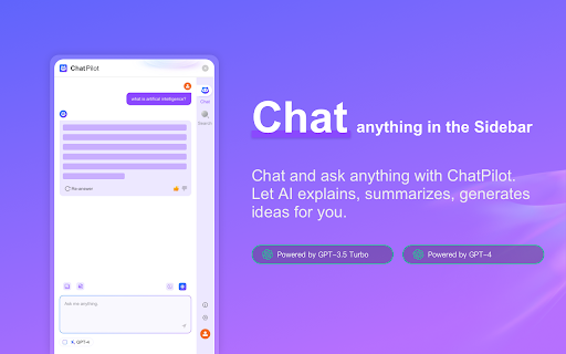 ChatPilot ai chrome extension