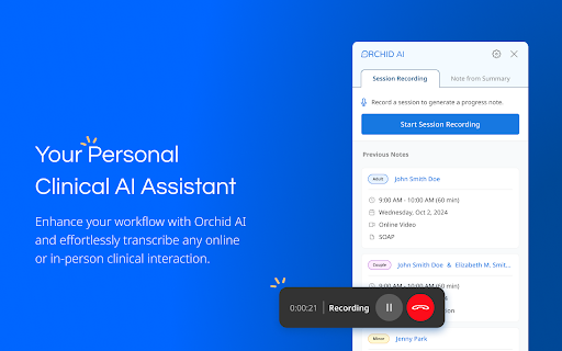 Orchid AI ai chrome extension logo