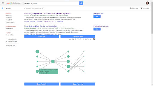 Google Scholar Explorer ai chrome extension