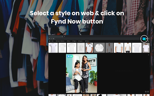 Fynd Now ai chrome extension logo