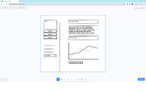 Sketch2Code ai chrome extension