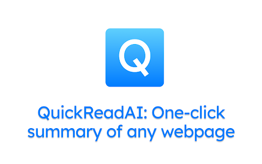 QuickRead AI ai chrome extension logo
