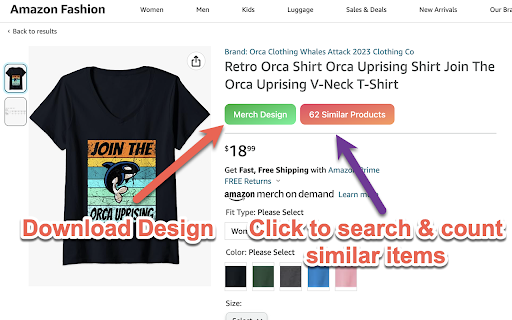 Amazon Merch Chrome Extension ai chrome extension