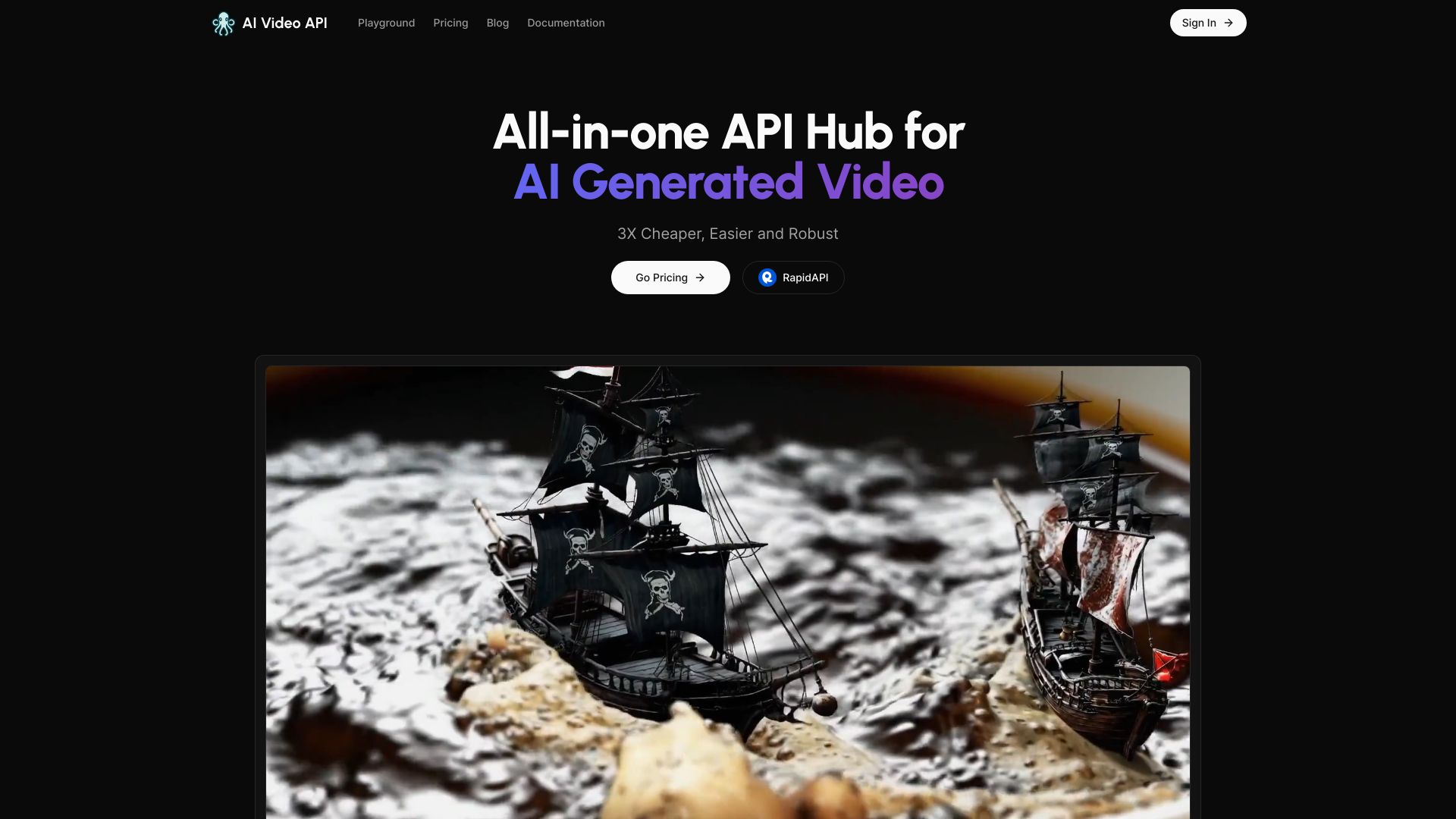AI Video API logo