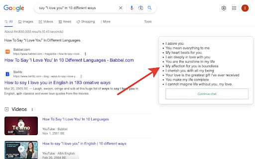 ChatGPT on Google ai chrome extension logo