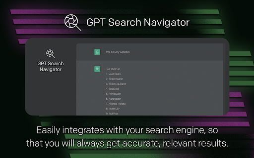 GPT Search Navigator ai chrome extension
