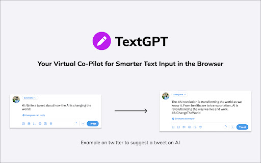 TextGPT Extension ai chrome extension
