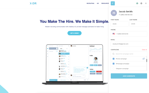 XOR ai chrome extension logo