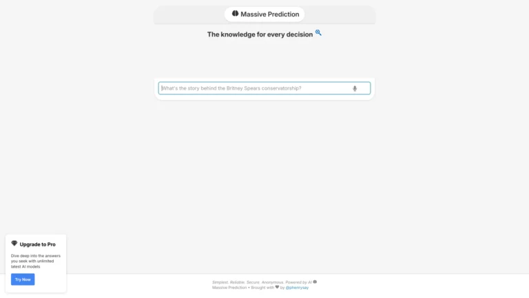 Popular Massive Prediction AI Tool Review