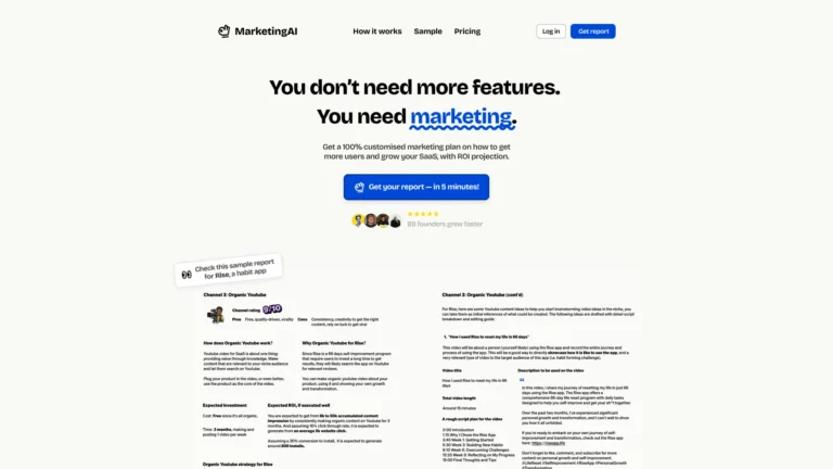New Marketingai AI Tool Review