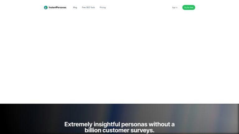 Top Instantpersonas AI Tool Review