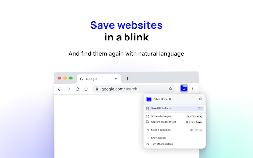 Fabric ai chrome extension logo