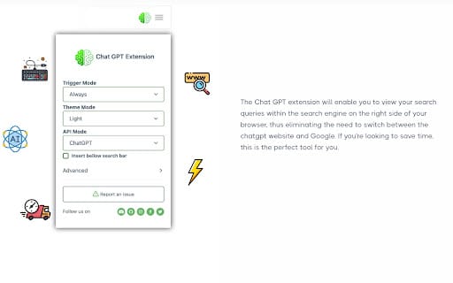 ChatGPT Extension ai chrome extension logo