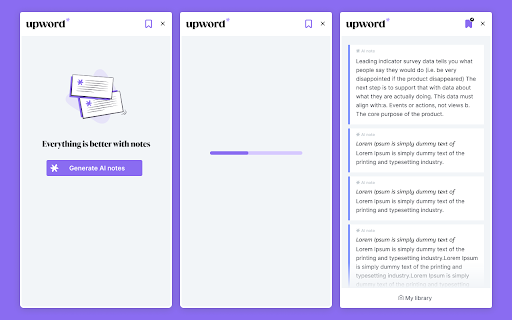 Upword ai chrome extension logo